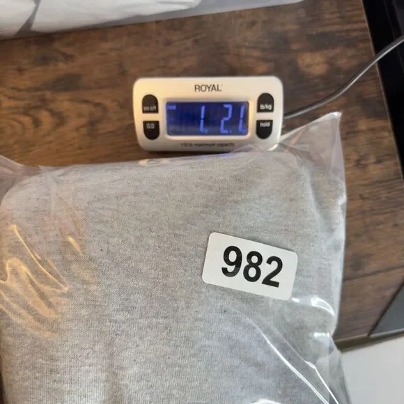 Vtg Russell Ottawa University Sweatshirt Mens XL Gray Embroidered Made USA READ - Picture 9 of 10